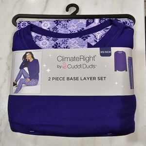 ClimateRight by Cuddl Duds Women's 2 pc Set